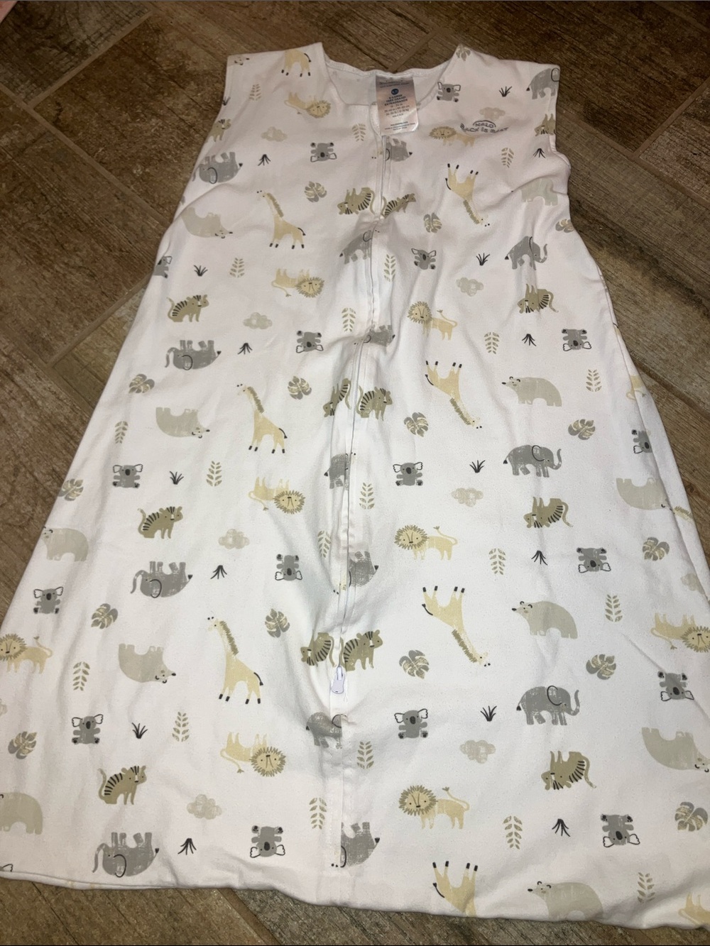 HALO SLEEP SACK WEARABLE BLANKET 100% COTTON SAFARI ANIMALS UNISEX